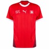 Camiseta de fútbol Suiza Xhaka 10 Primera Equipación Euro 2024 - Hombre